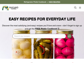 'nurturedhomes.com' screenshot