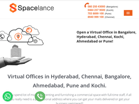 'spacelance.com' screenshot