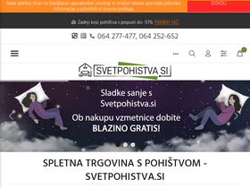 'svetpohistva.si' screenshot