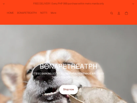 bonapetreatph.com homepage screenshot