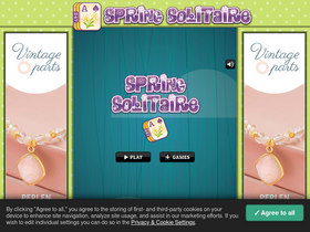 'springsolitaire.com' screenshot