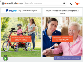 'medicaleshop.com' screenshot