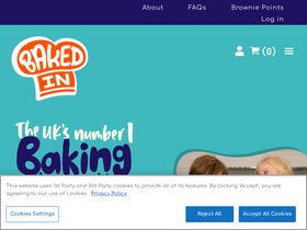 'bakedin.co.uk' screenshot