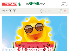 'spar.be' screenshot