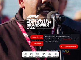 'grandprix.com.au' screenshot