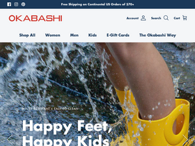 'okabashi.com' screenshot