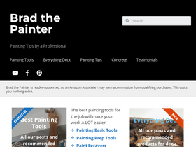 'bradthepainter.com' screenshot