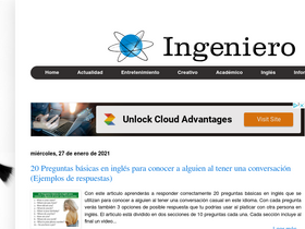 'ingenierogeek.com' screenshot