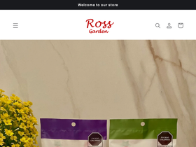 rossgarden.com.mx homepage screenshot