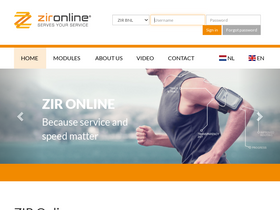 'zir-online.com' screenshot