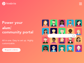 'hivebrite.com' screenshot