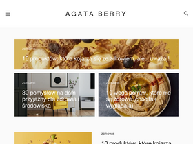 'agataberry.pl' screenshot