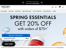 'vichy.ca' screenshot