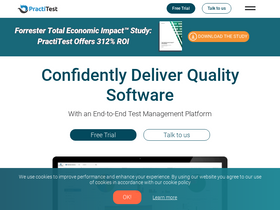 'practitest.com' screenshot