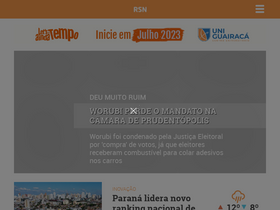 'redesuldenoticias.com.br' screenshot