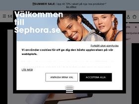 'sephora.se' screenshot
