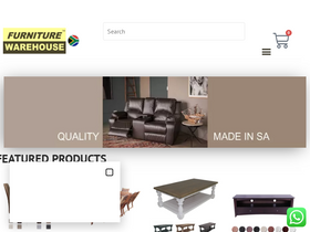 'furniture-warehouse.co.za' screenshot