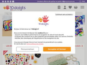 '10doigts.fr' screenshot