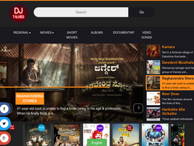 'djtalkies.com' screenshot