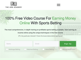 'thearbacademy.com' screenshot