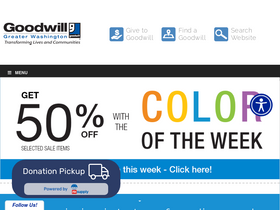 'dcgoodwill.org' screenshot