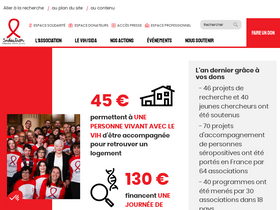 'sidaction.org' screenshot