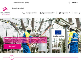 'tauron-dystrybucja.pl' screenshot