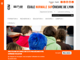 'ens-lyon.fr' screenshot