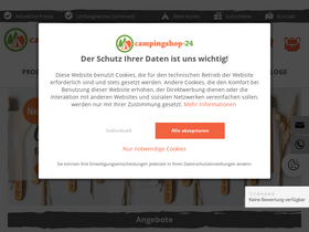 'campingshop-24.de' screenshot