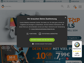'logitel.de' screenshot