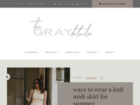 'thegraydetails.com' screenshot
