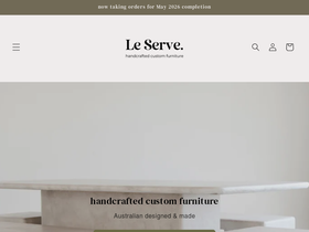 leserve.com.au homepage screenshot