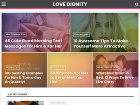 'lovedignity.com' screenshot
