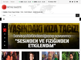 'beyazgazete.com' screenshot
