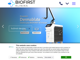 'bioklinika.lt' screenshot