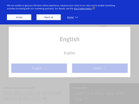 'visamiddleeast.com' screenshot