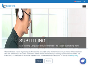 'lingualconsultancy.com' screenshot