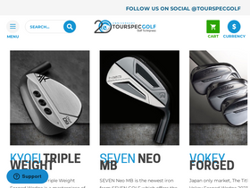 'tourspecgolf.com' screenshot