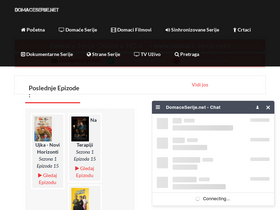 'domaceserije.net' screenshot