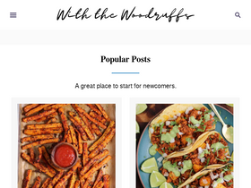 'withthewoodruffs.com' screenshot