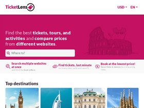 'ticketlens.com' screenshot