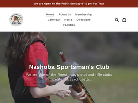 nashobasportsmansclub.com homepage screenshot