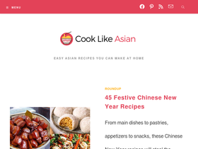'cooklikeasian.com' screenshot