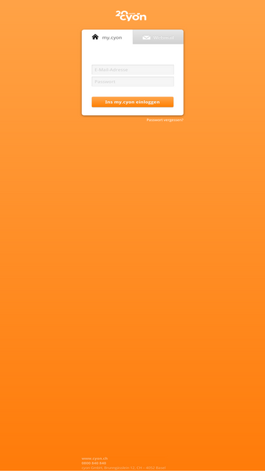 my.cyon.ch