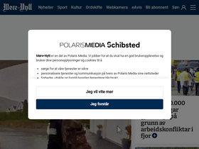 'morenytt.no' screenshot