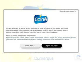 'ocine.fr' screenshot