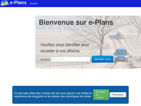 'e-plans.fr' screenshot