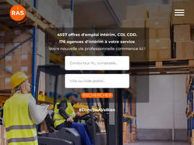 'ras-interim.fr' screenshot