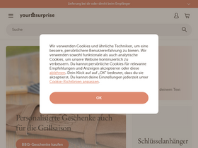 'yoursurprise.de' screenshot