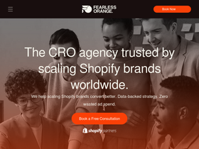 Fearless Orange website screenshot